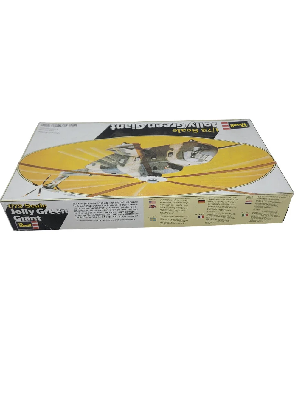 Revell Jolly Green Giant Sikorsky HH-3E Helicopter 1/72 Model Kit H-144 Open Box